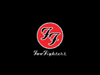 Red black logo foo fighters 2 - grunge free wallpaper