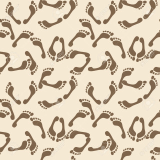 Footprints pattern beige background stock - a cave painting free wallpaper for tablet