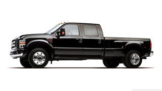 Black truck white background hyperrealism - a black truck free wallpaper