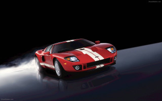 Red sports car white stripes 2 - white stripe free wallpaper