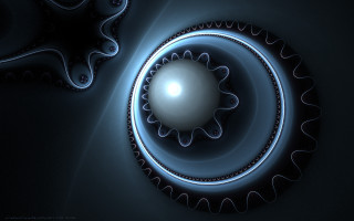 Circular object light center middle - the center of it free wallpaper