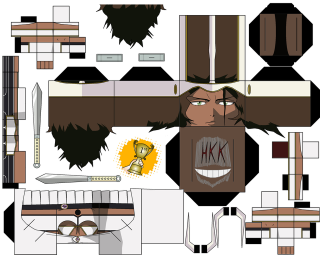 Paper model man sword armor - a sword and armor free wallpaper