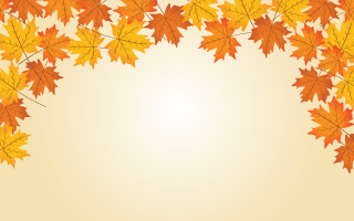 Yellow orange leaves autumn fire - a yellow background free wallpaper