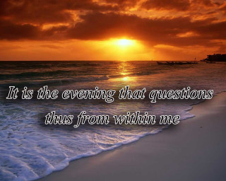 Sunset quote evening beach boat - a boat in the distance free wallpaper