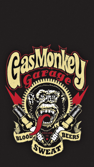Monkey guns sign gas monkey - brian despain free wallpaper for mobile