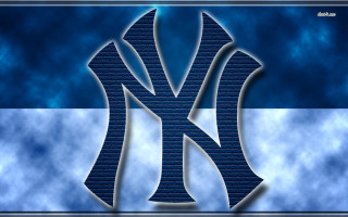 Yankees logo blue white clouds - bradley walker tomlin free wallpaper for desktop
