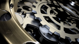 Clock gears closeup face complex - free textures wallpaper for desktop