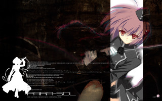 Pink hair girl sword black - pink hair free wallpaper for desktop