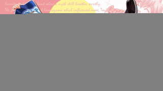 Woman black dress blue umbrella - kyoto animation free wallpaper