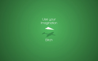 Green plane imagination birch surrealism - photoshop free wallpaper