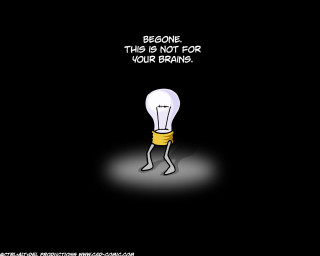 Light bulb cartoon character holding - dynamic lighting free wallpaper
