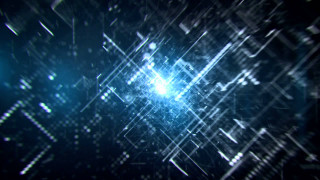 Blue black background starburst light - the center of it free wallpaper for desktop