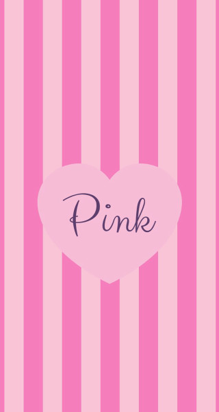 Pink heart word pink striped - the bottom free wallpaper for mobile
