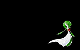 Woman white dress green ribbon - a green ribbon free wallpaper
