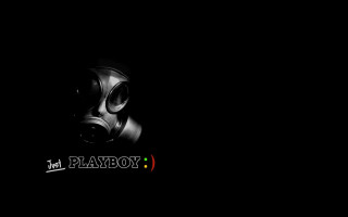 Gasmask playjoy darkroom redwhitelogo multigirls - a gas mask free wallpaper for desktop