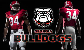 Football player red white georgia - aaa game free wallpaper