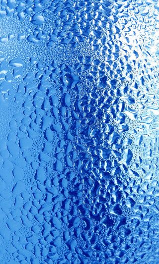 Blue background water drops sky 3 - water free wallpaper for mobile