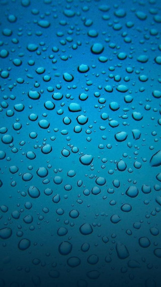 Blue background water droplets sky 2 - free rain wallpaper for mobile