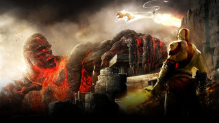 Man yellow red outfit giant - a giant monster free wallpaper