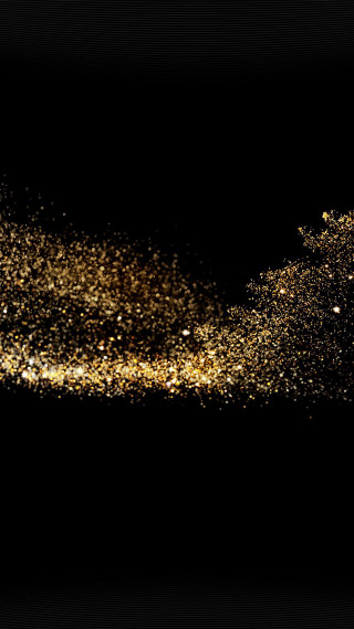 Black gold glitter kinetic particles - anish kapoor free wallpaper for mobile