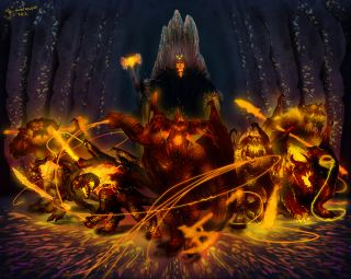 Fire breathing monster flames dark - elden ring free wallpaper