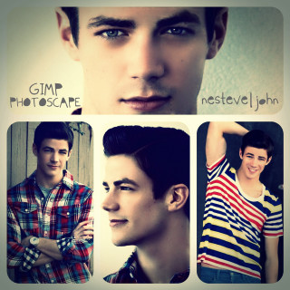 Young man facial expressions hair - visual art free wallpaper for tablet