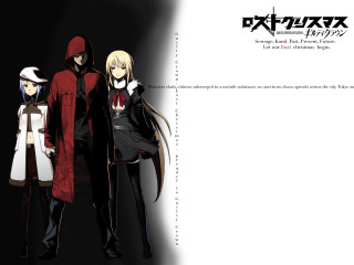 Anime couple black background white - a white border free wallpaper