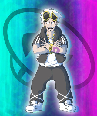 Cartoon character yellow goggles arms - doc hammer free wallpaper for mobile