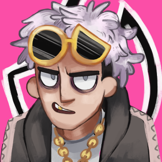 Cartoon character weird face glasses - free aesthetic wallpaper for tablet