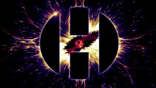 Dark background bird starburst center - the center of the image free wallpaper