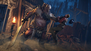 Man costume sword dark forest - clark voorhees free wallpaper