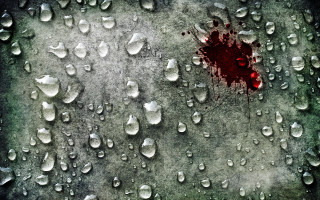Blood stain wall water drops - drop of water free wallpaper for desktop