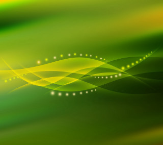 Green abstract background light curve - the center of the image free wallpaper for tablet