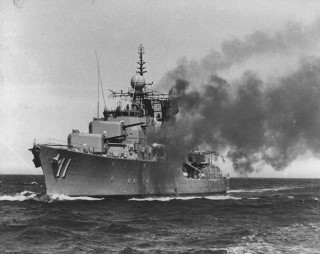 Large ship smoke ocean ship - smoke free wallpaper