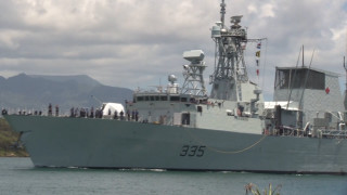 Large boat people water mountain - douglas robertson bisset free wallpaper