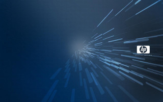 Blue background white black logo 3 - dynamic free wallpaper for desktop