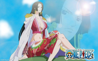 Woman red dress bed blue - eiichiro oda free wallpaper