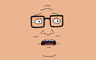 Man surprised glasses expression face - dan luvisi free wallpaper