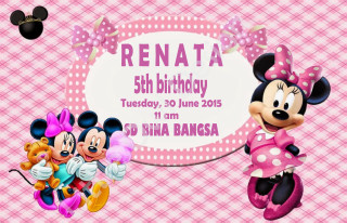 Minnie mouse birthday party pink - a pink background free wallpaper