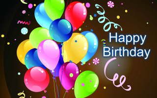 Balloons happy birthday message in - a happy birthday message free wallpaper