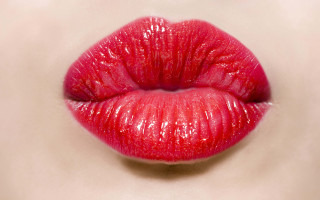 Lips red stain airbrush bálint - airbrush free wallpaper