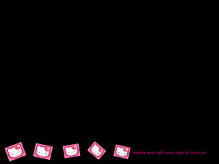 Hello kitty pink heads black - kitty wallpaper free wallpaper for desktop
