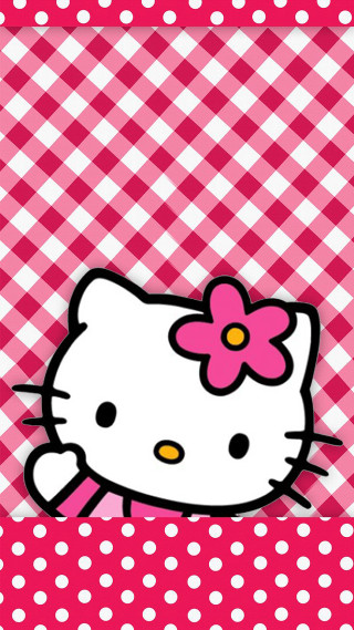 Hello kitty wallpaper pink bow - free anime wallpaper for mobile