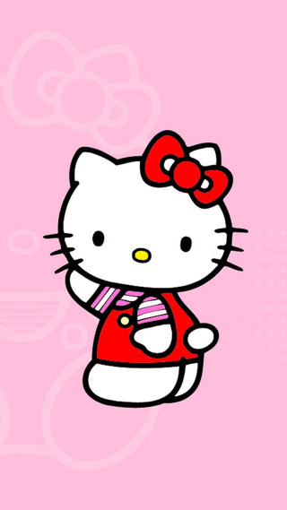 Hello kitty wallpaper pink background 4 - video art free wallpaper for mobile
