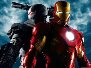 Iron man couple cloudy sky - imax free wallpaper