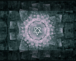 Heart intertwined circle squares varying - varying free wallpaper