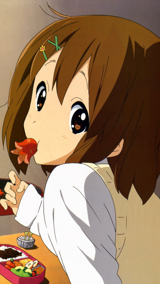 Girl eating food table knife - a knife free wallpaper for mobile