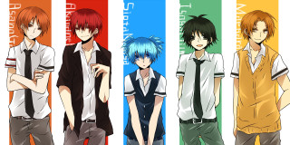 Anime boys strike force colorful - a colorful background free wallpaper