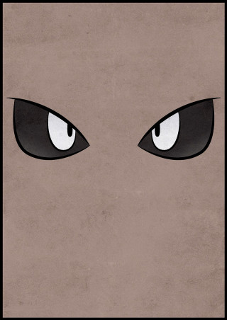 Square black frame eyes white - neutral free wallpaper for mobile