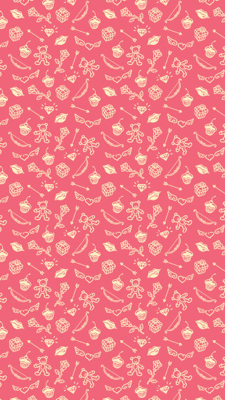Pink background variety items colorful - berry free wallpaper for mobile